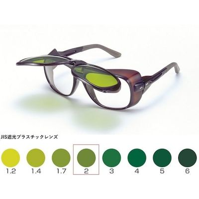 トーアボージン TOA BOJIN W型アイカップ遮光めがね ULー109W TBP2 1個 618-9562（直送品）