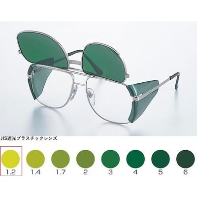 トーアボージン TOA BOJIN W型メタルフレーム遮光めがね ULー224W TBP1.2 1個 619-1119（直送品）