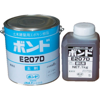 コニシ E207DS 3kgセット 05003 1セット(12000g:3000g×4セット) 447-4490（直送品）