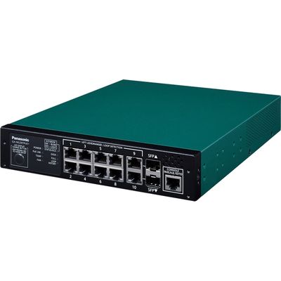 パナソニックEWネットワークス PoE給電スイッチングハブ GAーMLD8TPoE+ PN260893D 1台（直送品）