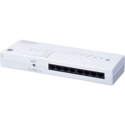 パナソニックEWネットワークス レイヤ2スイッチングハブ SwitchーS8iG PN24080GK 1台（直送品）