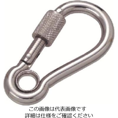 水本機械製作所 水本 ステンレス 環付スナップフックNA型 線径6mm 長さ61mm B-2270 1個 849-0925（直送品）