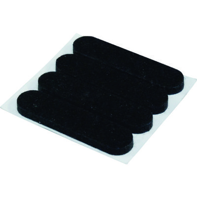 光 硬質フェルトバラ ブラック13×55mm B-PQ135-1 1セット(400個) 217-7977（直送品）