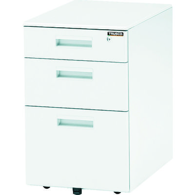 トラスコ中山 TRUSCO システムデスク ワゴン 3段 TWGN-3 1台 206-4170（直送品）