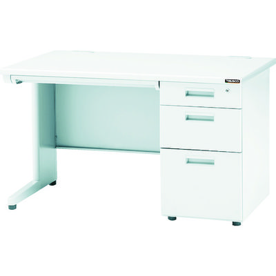 トラスコ中山 TRUSCO システムデスク 片袖 1200X700XH700 TKD-1270A 1台 206-4166（直送品）