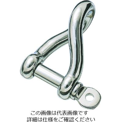水本機械製作所 水本 ステンレス ヒネリシャックル 呼び4mm B-2620 1個 204-5565（直送品）