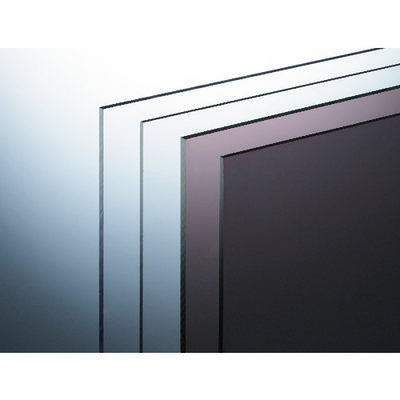 アイテック 光 ポリカ板Bスモーク450×900mm2枚入厚み調整材入 KPAB943-2S 1セット(6枚:2枚×3パック)（直送品）