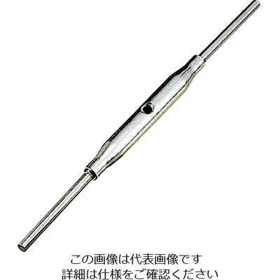 水本機械製作所 水本 ステンレス パイプターンバックル(ストレート&ストレート) 捻子径4分 A-584 1個 195-1918（直送品）