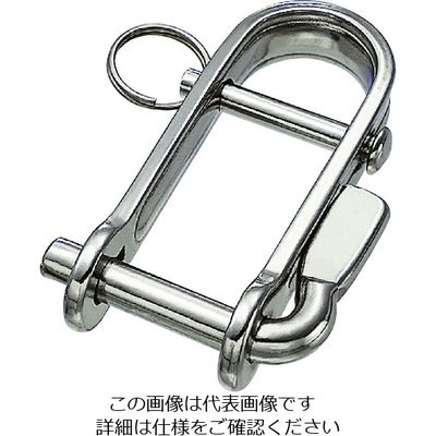 水本機械製作所 水本 ステンレス レバーピンシャックル 呼び6mm B-1454 1個 205-1911（直送品）