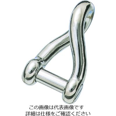 水本機械製作所 水本 ステンレス 沈みヒネリシャックル 呼び10mm B-1721 1個 204-5592（直送品）