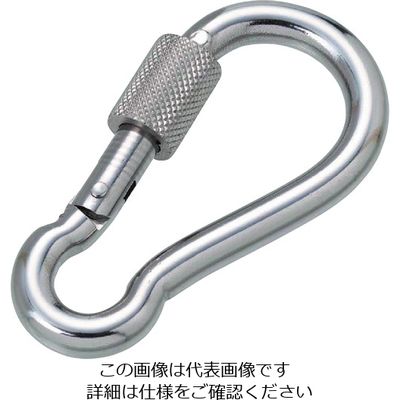 水本機械製作所 水本 ステンレス 環付スナップフックNB型 線径5mm 長さ53mm（1個入） B-2794 1個 205-1863（直送品）