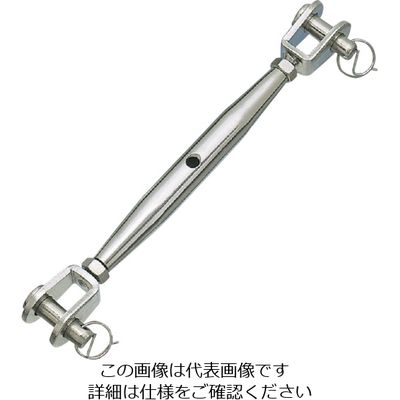 水本機械製作所 水本 ステンレス パイプターンバックルJ&J 捻子径M5 B-2573 1個 113-4547（直送品）