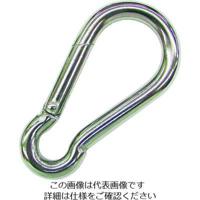 水本機械製作所 水本 ステンレス スナップフックBW型 線径7mm 長さ70mm (1個入) B-2806 1個 204-8767（直送品）