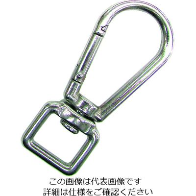 水本機械製作所 水本 ステンレス スナップフック BL型(ベルトタイプ) 線径5mm 長さ77mm (1個入) B-2601 1個（直送品）