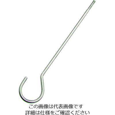水本機械製作所 水本 ステンレス ネジ付ロングSカン 線径6mm 全長1250mm A-2754 1本 178-2563（直送品）