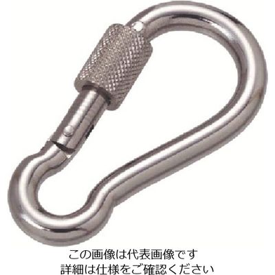 水本機械製作所 水本 ステンレス 環付スナップフックNB型 線径6mm 長さ61mm B-2273 1個 849-0928（直送品）