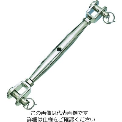 水本機械製作所 水本 ステンレス パイプターンバックルJ&J 捻子径2分5厘 B-1850 1個 205-1869（直送品）