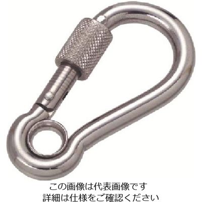 水本機械製作所 水本 ステンレス 環付スナップフックNA型 線径10mm 長さ102mm B-2272 1個 849-0927（直送品）