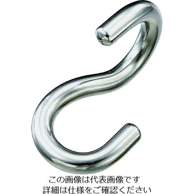 水本機械製作所 水本 ステンレス ロープ用Sカン ツイスト 全長70mm B-1336 1個 204-8733（直送品）