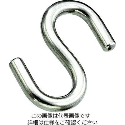 水本機械製作所 水本 ステンレス ロープ用Sカン ストレート 全長81mm B-1335 1個 205-0360（直送品）