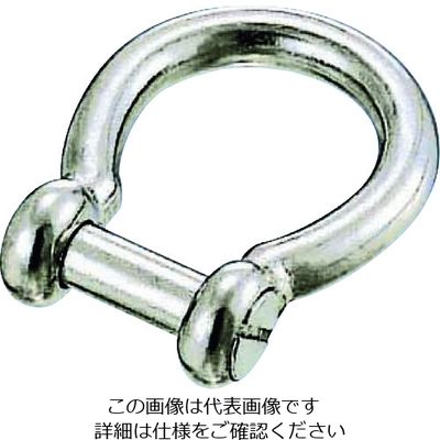 水本機械製作所 水本 ステンレス 沈みオタフクシャックル 呼び8mm B-625 1個 204-4031（直送品）