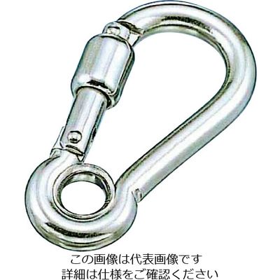 水本機械製作所 水本 ステンレス オープンフックA型(リング付) 線径5mm 長さ55mm B-881 1個 204-8702（直送品）