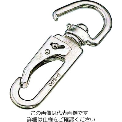 水本機械製作所 水本 ステンレス 回転ロックスナップ 線径6.5mm 長さ102mm B-843 1個 205-1880（直送品）