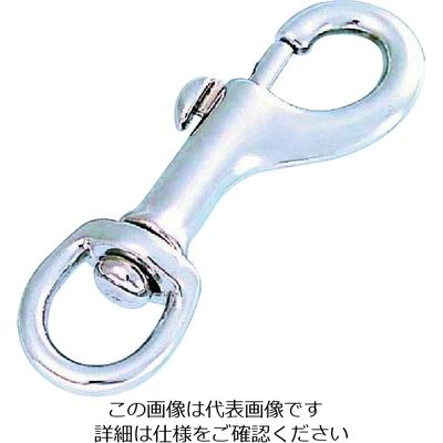 水本機械製作所 水本 フック ナスカン クロームメッキ 全長94mm B-784 1個 204-7204（直送品）