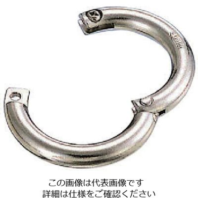 水本機械製作所 水本 ステンレス ヘビーチェーンキャッチ 線径8mm 内径35mm B-037 1個 849-0317（直送品）