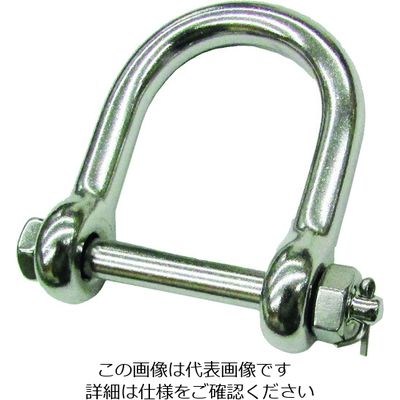 水本機械製作所 水本 ステンレス ワリピン式ワイドネジシャックル 呼び9mm B-688 1個 204-4054（直送品）