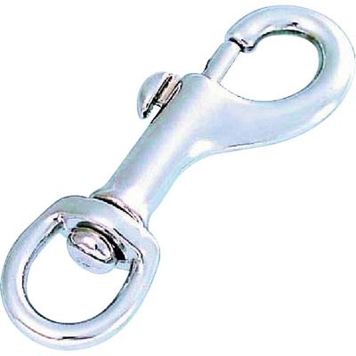 水本機械製作所 水本 フック ナスカン クロームメッキ 全長63mm B-781 1個 205-0367（直送品）