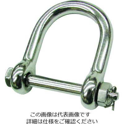 水本機械製作所 水本 ステンレス ワリピン式ワイドネジシャックル SUS316 呼び9mm B-2764 1個 204-4042（直送品）