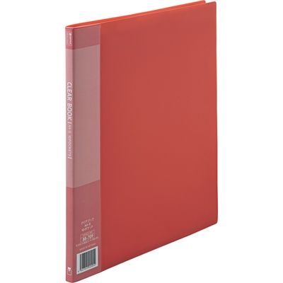 ジョインテックス クリアーブック10P A4S赤1冊 D046J-RD（直送品）