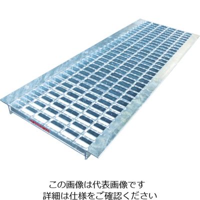 片岡産業 片岡 グレーチング WU型 U字溝用 圧接式 溝幅300 377X997X44 WU-X30-744 1枚 818-8872（直送品）