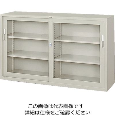 ナイキ 引違い書庫(ガラス戸) HG63J-AW 1台 836-9166（直送品）