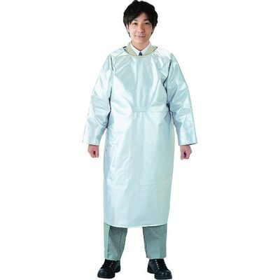 帝健 テイケン 炉前遮熱アルミ作業エプロンAMA3 AMA3-LL 1着(1枚) 462-4262（直送品）