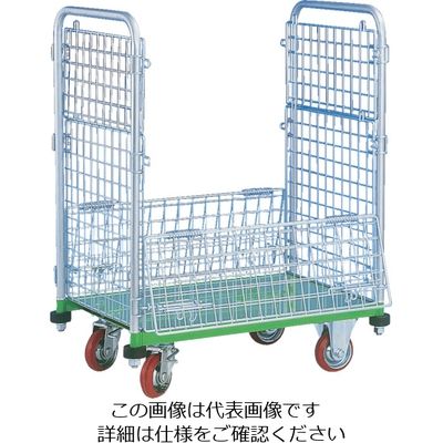 神戸車輌製作所 カンベ メッシュパックロール標準1.5段タイプ 四方囲い両袖前扉付き 667A 1台 855-0521（直送品）