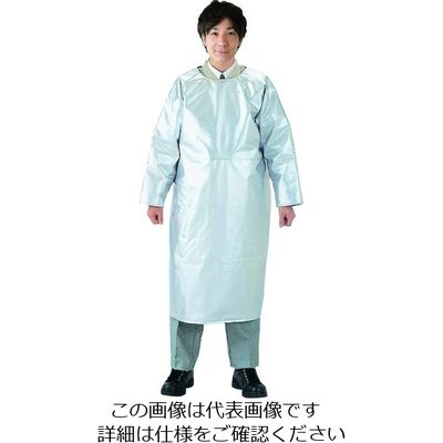 帝健 テイケン 炉前遮熱アルミ作業エプロンAMA3 AMA3-L 1着(1枚) 462-4254（直送品）