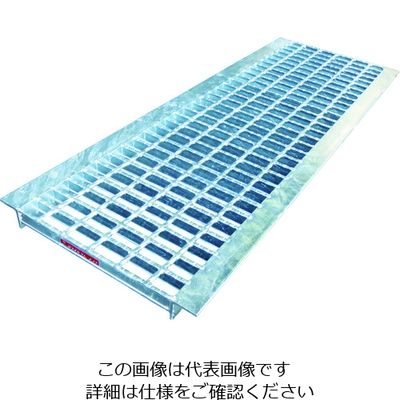 片岡産業 片岡 グレーチング WU型 U字溝用 圧接式 溝幅150 212X995X25 WU-X15-525 1枚 818-8865（直送品）