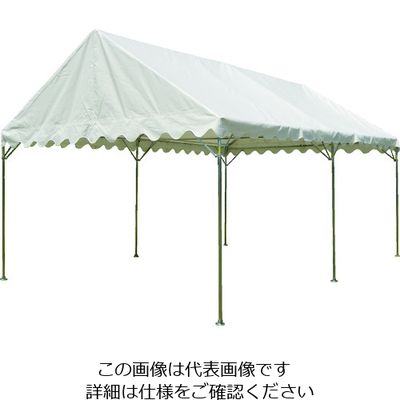 越智工業所 KOK 集会用テント らくらくテント W5.31XD3.55XH3.07 天幕色 白 RT-2X3-W 1台 781-2230（直送品）
