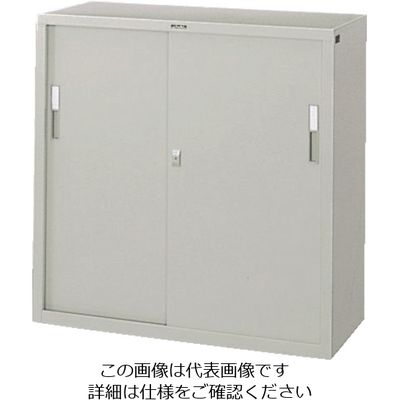 ナイキ 引違い書庫(スチール戸) HS43-AW 1台 836-9169（直送品）