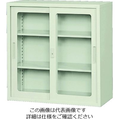 東洋事務器工業 東洋 ガラス戸引違書庫33型 33SG TNG 1台 462-7890（直送品）