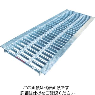 片岡産業 片岡 グレーチング WUC型 U字溝用 組構式 溝幅180mm 適用荷重側溝Tー14 WUC-X18-532 1枚（直送品）