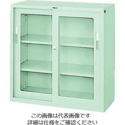 ナイキ 引違い書庫(ガラス戸) HG33J-AW 1台 836-9163（直送品）
