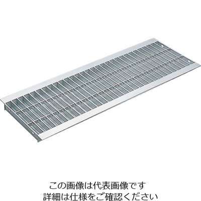 オカグレート OU型グレーチング(U字溝用) OUI25-15 1枚 457-3293（直送品）