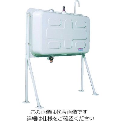 ダイケン 屋外用灯油タンク ホームタンク壁寄せ片面タイプ標準脚195型 HTK195S 1台 111-3336（直送品）