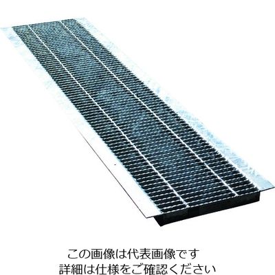 宝機材 タカラ LSハイテングレーチング U字溝240用 歩道用 細目 KUH 19-24 1枚 108-3354（直送品）