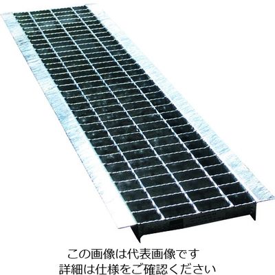 宝機材 タカラ LSハイテングレーチング U字溝200用 歩道用 あら目 KUP 19-20 1枚 108-3358（直送品）