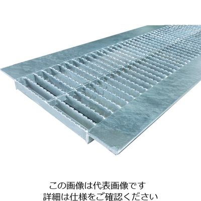 奥岡製作所 奥岡 U字溝用 可変式グレーチング SEAGULL 溝幅210~260用 210-260 1枚 114-2760（直送品）