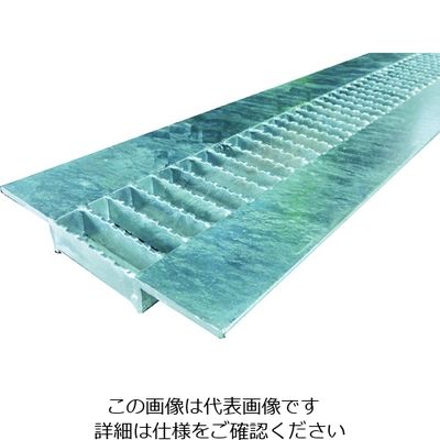 奥岡製作所 奥岡 U字溝用 可変式グレーチング SEAGULL 溝幅90~140用 90-140 1枚 114-2762（直送品）